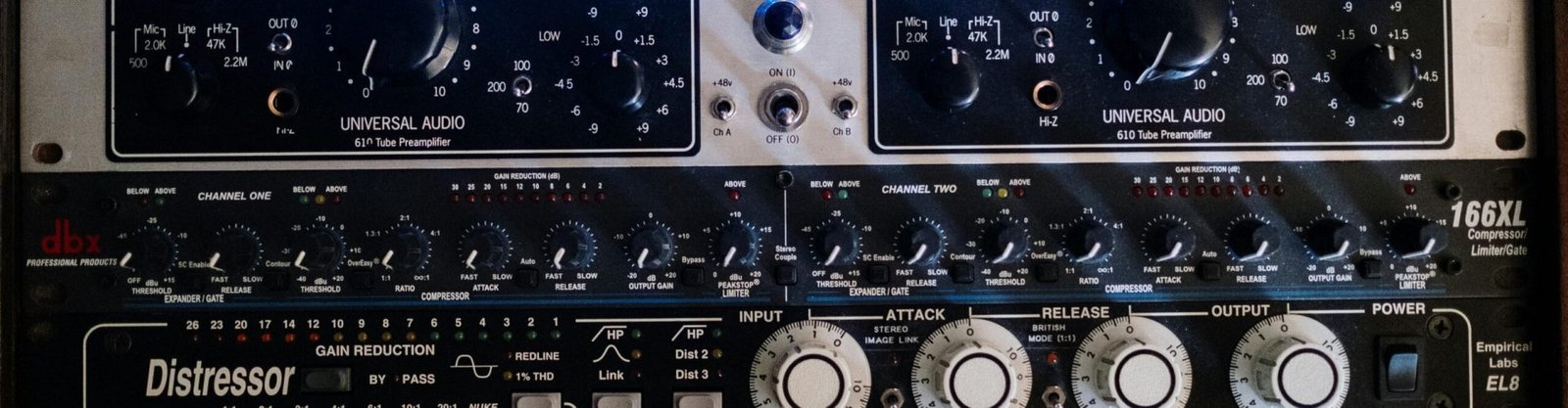 Buttons on Sound Mixer